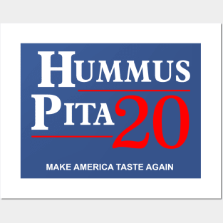 Vote Hummus, Pita 2020 Posters and Art